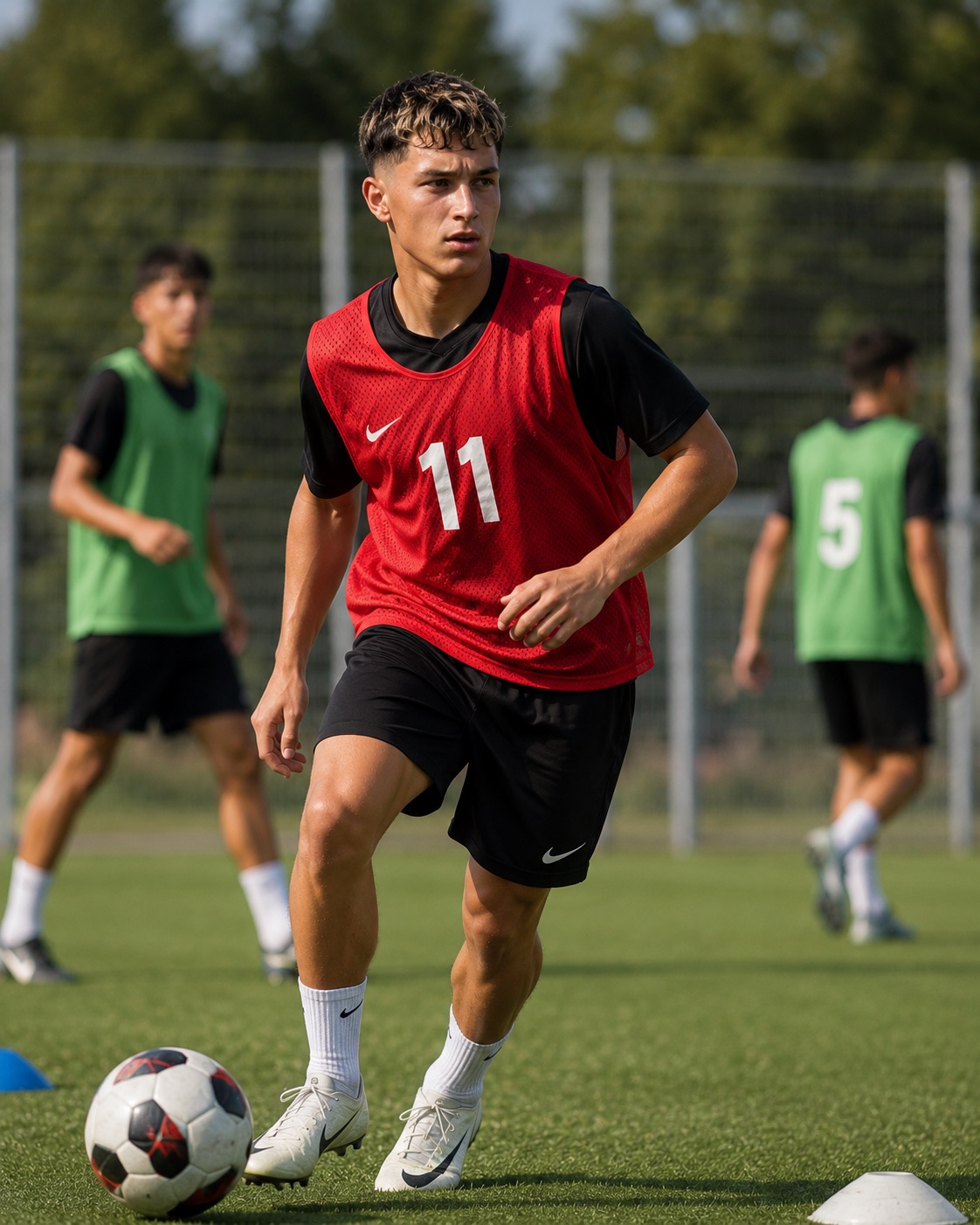 Álvaro Martínez auf dem Platz